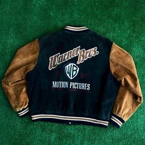 Rare 90s Vintage Warner Bros. Studio Staff Varsity